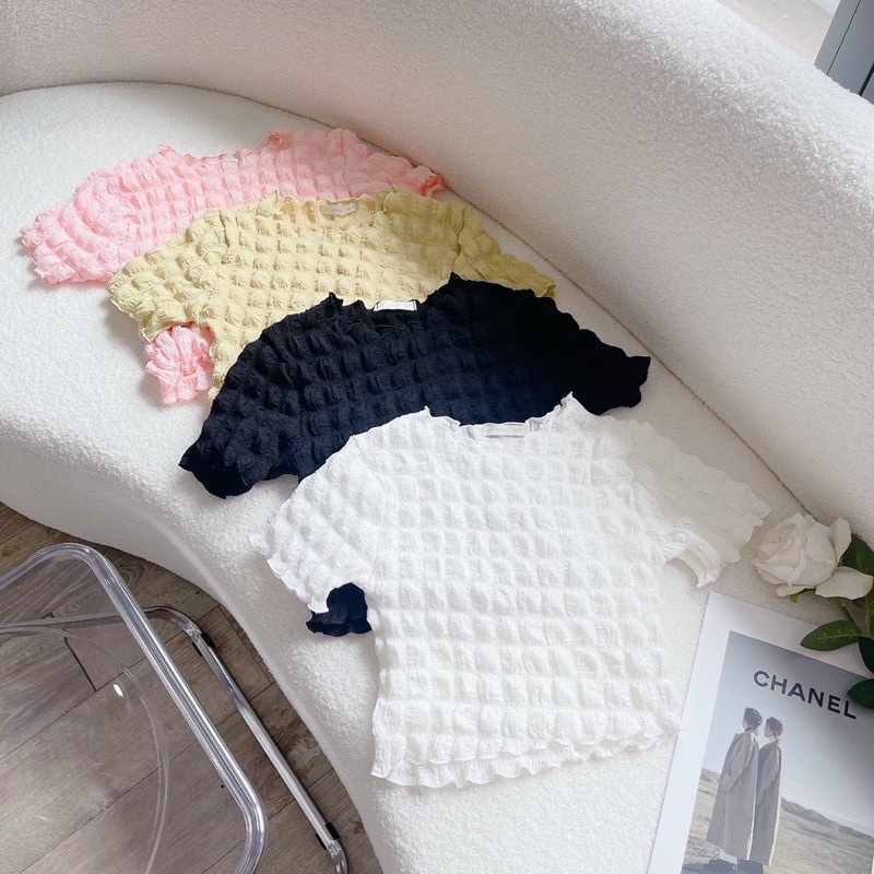 ÁO CROPTOP XỐP PHỒNG QC ĐẸP RẺ NHẤT THỊ TRƯỜNG B43