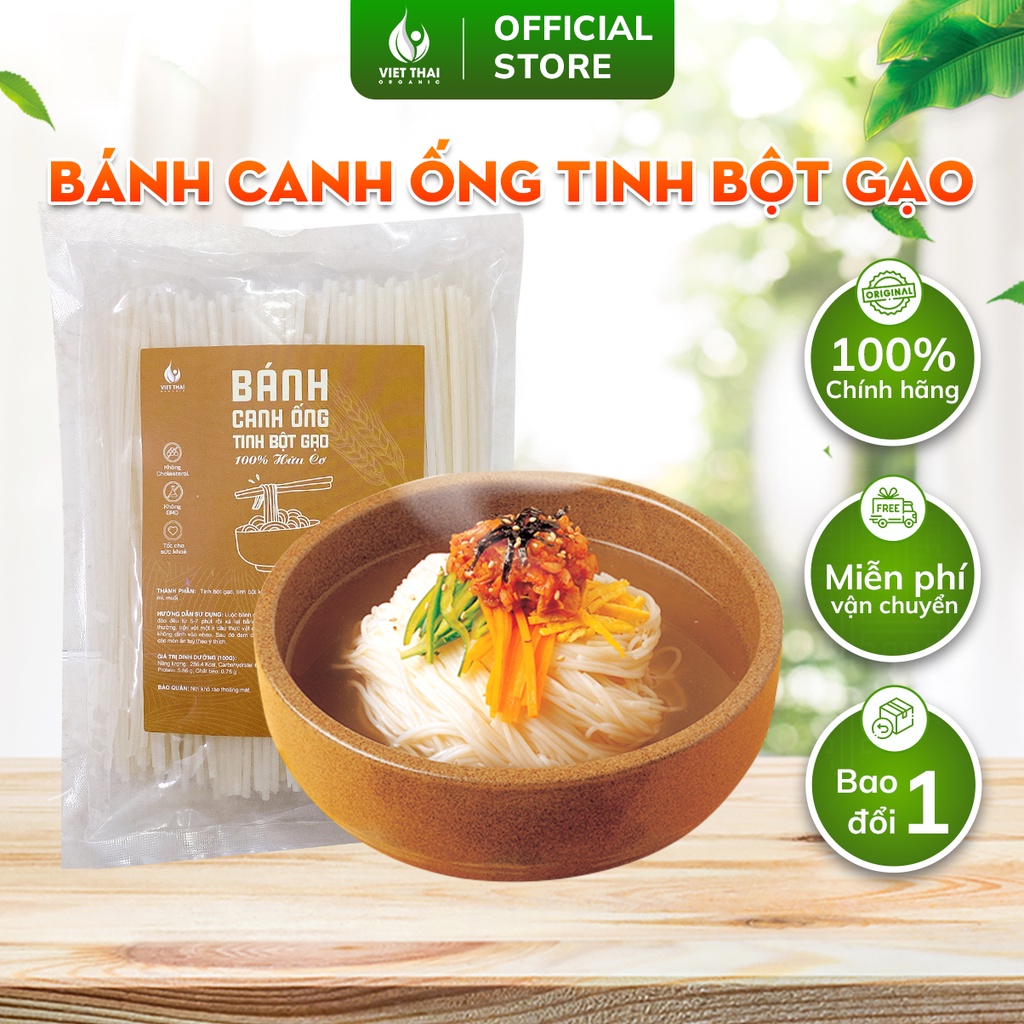 Bánh Canh Tinh Bột Gạo 100% Hữu Cơ Giảm Cân Ăn Kiêng Thực Dưỡng Eat Clean Siêu Ngon Việt Thái Organic