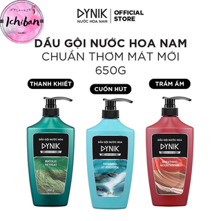 (TẶNG 1 LĂN DYNIK) Dầu Gội Nước Hoa Nam Dynik Mát Lạnh Sạch Da Đầu 650g