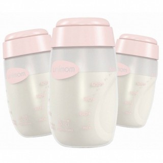 Bộ 3 bình trữ sữa Unimom 150ml