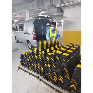 Thanh ốp cột cao su phản quang dài 1m - 0.8m - 0.6m -0.2m x rộng 10cm x dày 1cm