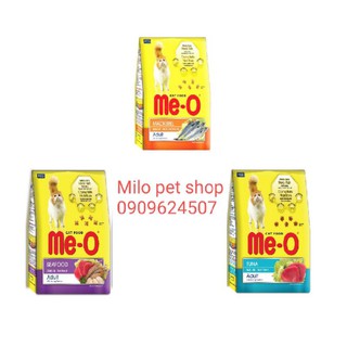 Thức ăn hạt cho mèo me-o 1,2kg , vị cá hồi 1,1kg