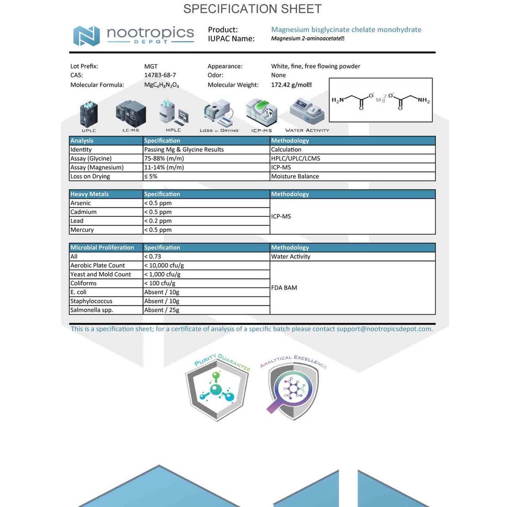 Viên bổ sung Magiê - Magnesium Glycinate hỗ trợ thần kinh giảm căng thẳng