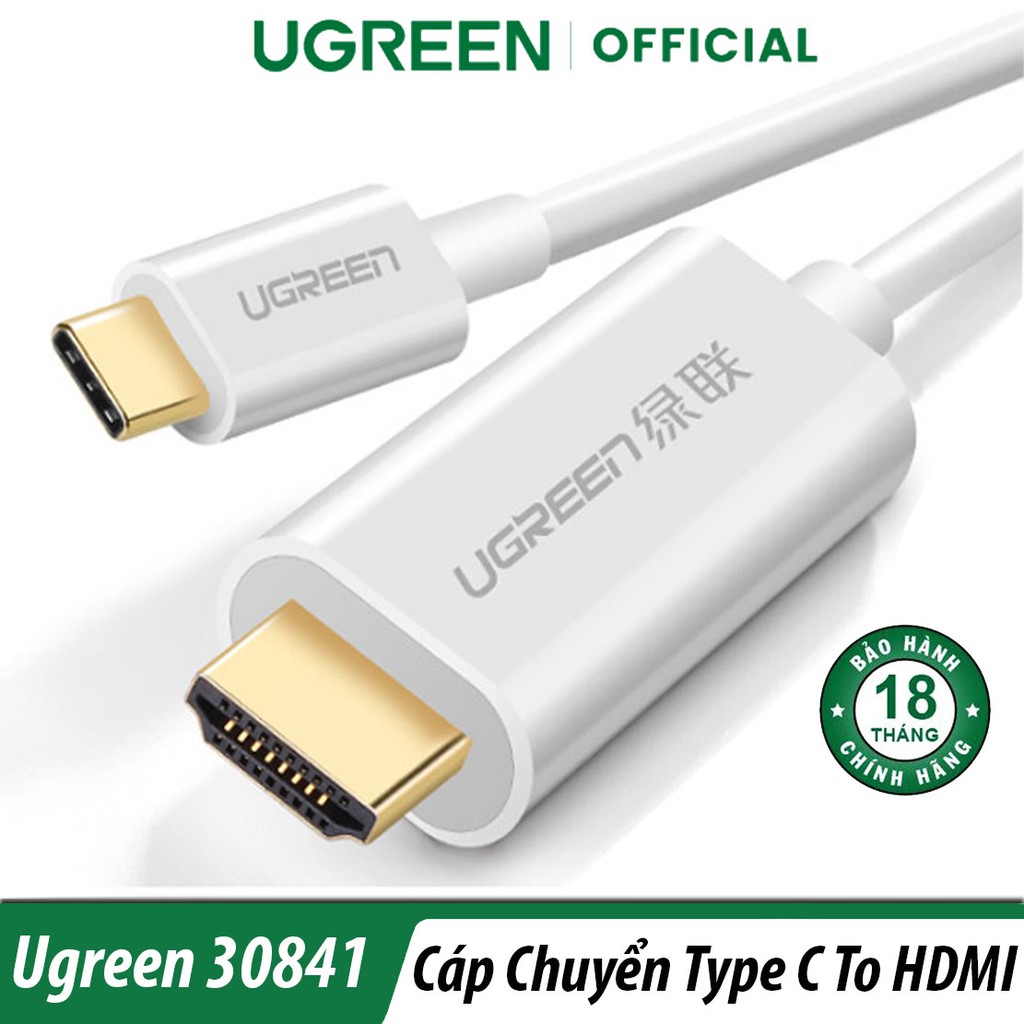 Bộ Chuyển Đổi USB Type-C To HDMI 4K@60Hz Ugreen 30841 Chính Hãng