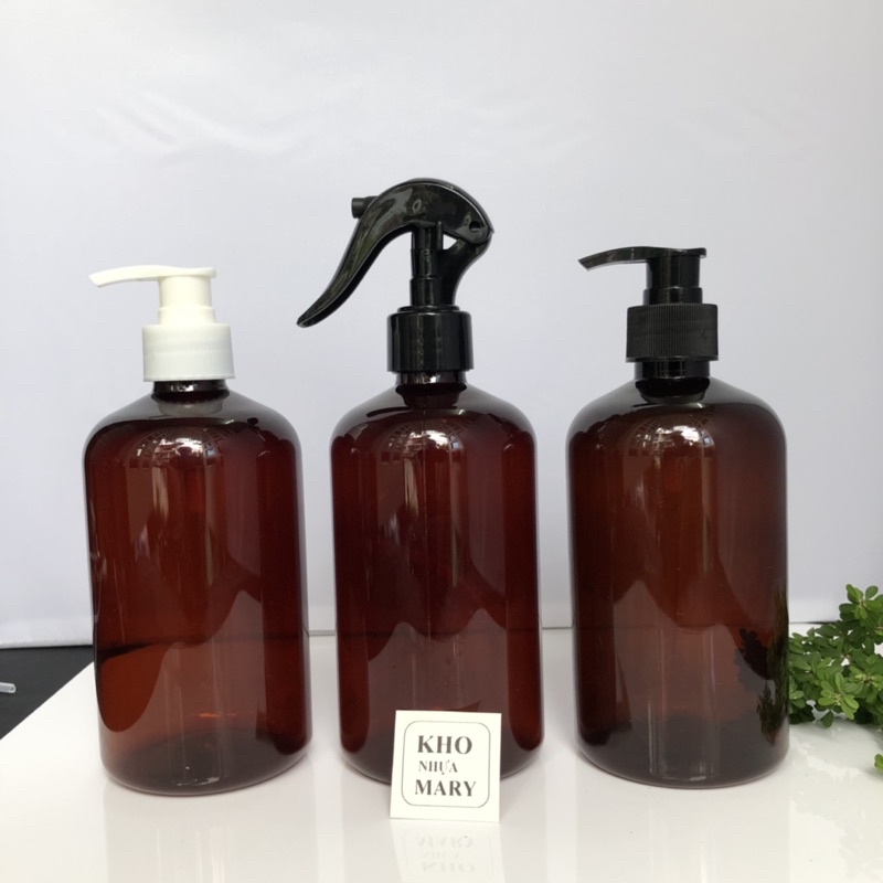 Bình Xịt Khuẩn, Xịt tưới Cây - Chai xịt cồn Lớn 500ml màu xanh/ nâu/ đen- Chai xịt phun sương tưới cây/ xịt giọt xà bông