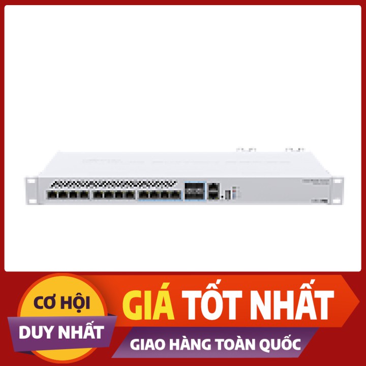 Thiết bị chuyển mạch switch mikrotik CRS312-4C+8XG-RM - Nhập khẩu & bảo hành chính hãng - Hỗ trợ kỹ thuật 24/7 Online