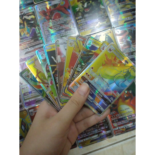 combo 10 thẻ pokemon GX hiếm lấp lánh