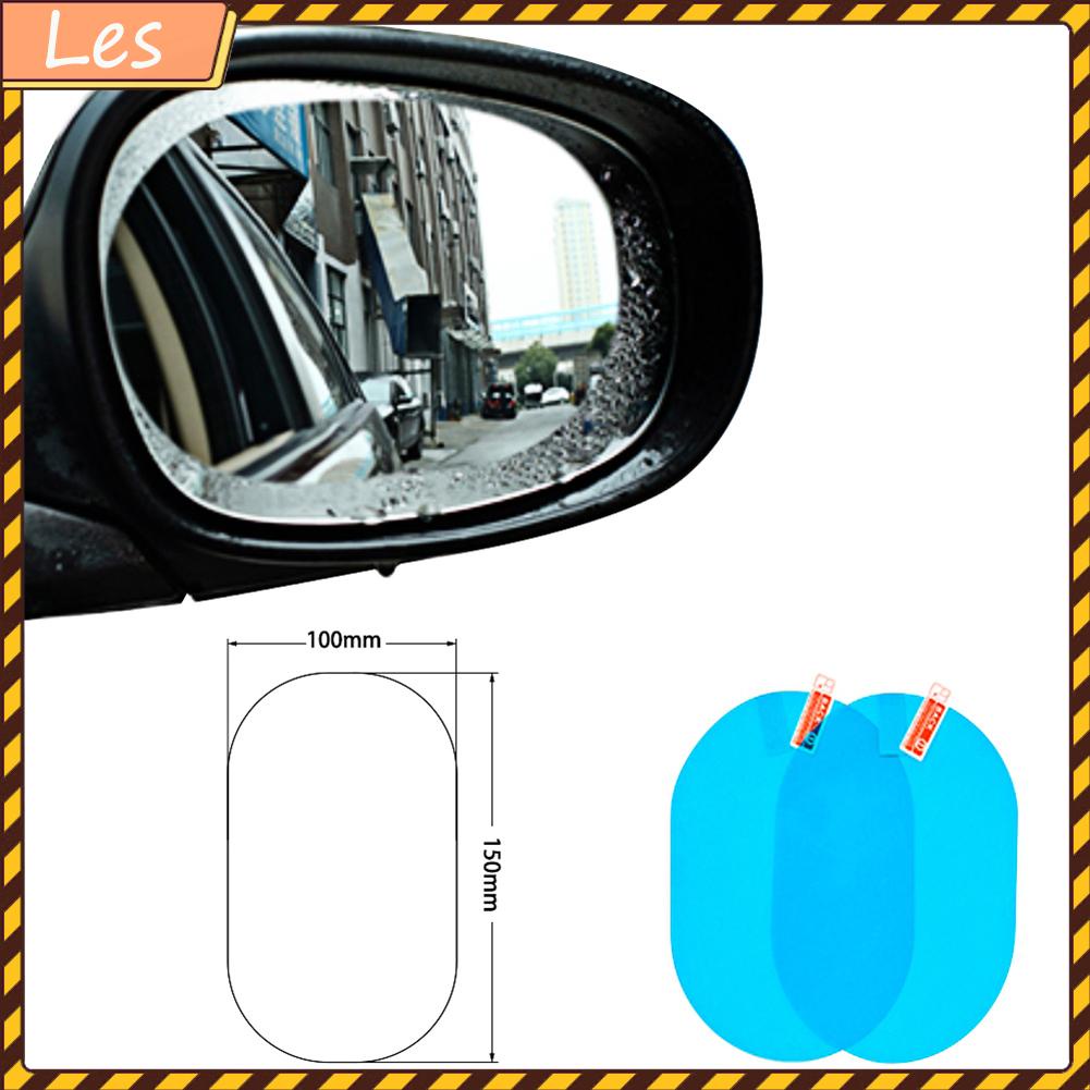 Set 4/ 8 miếng dán gương cửa sổ xe hơi nano chống bám hơi nước và nước mưa bảo vệ tiện lợi