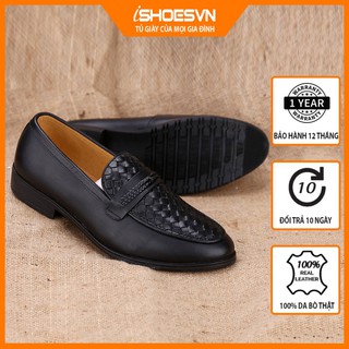 Giày da bò nam công sở thời trang cao cấp ISHOESVN IS418 giày ishoes