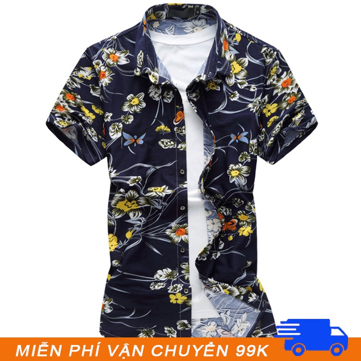 ÁO SƠ MI HOA COTTON PHA CO DÃN - SPORTMAN - SM97 | BigBuy360 - bigbuy360.vn