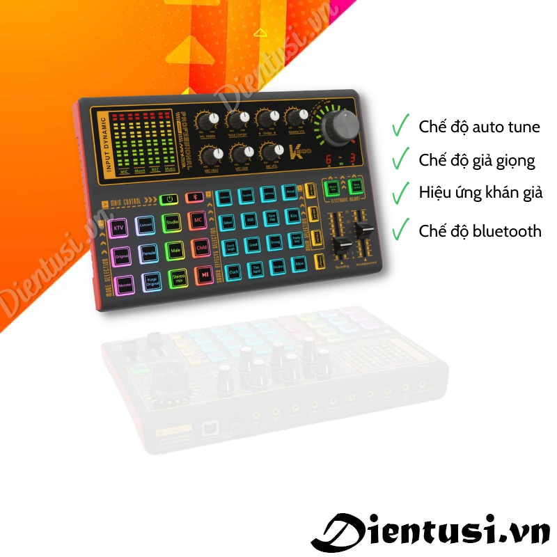 Sound Card K300 Autotune Thu Âm Livestream