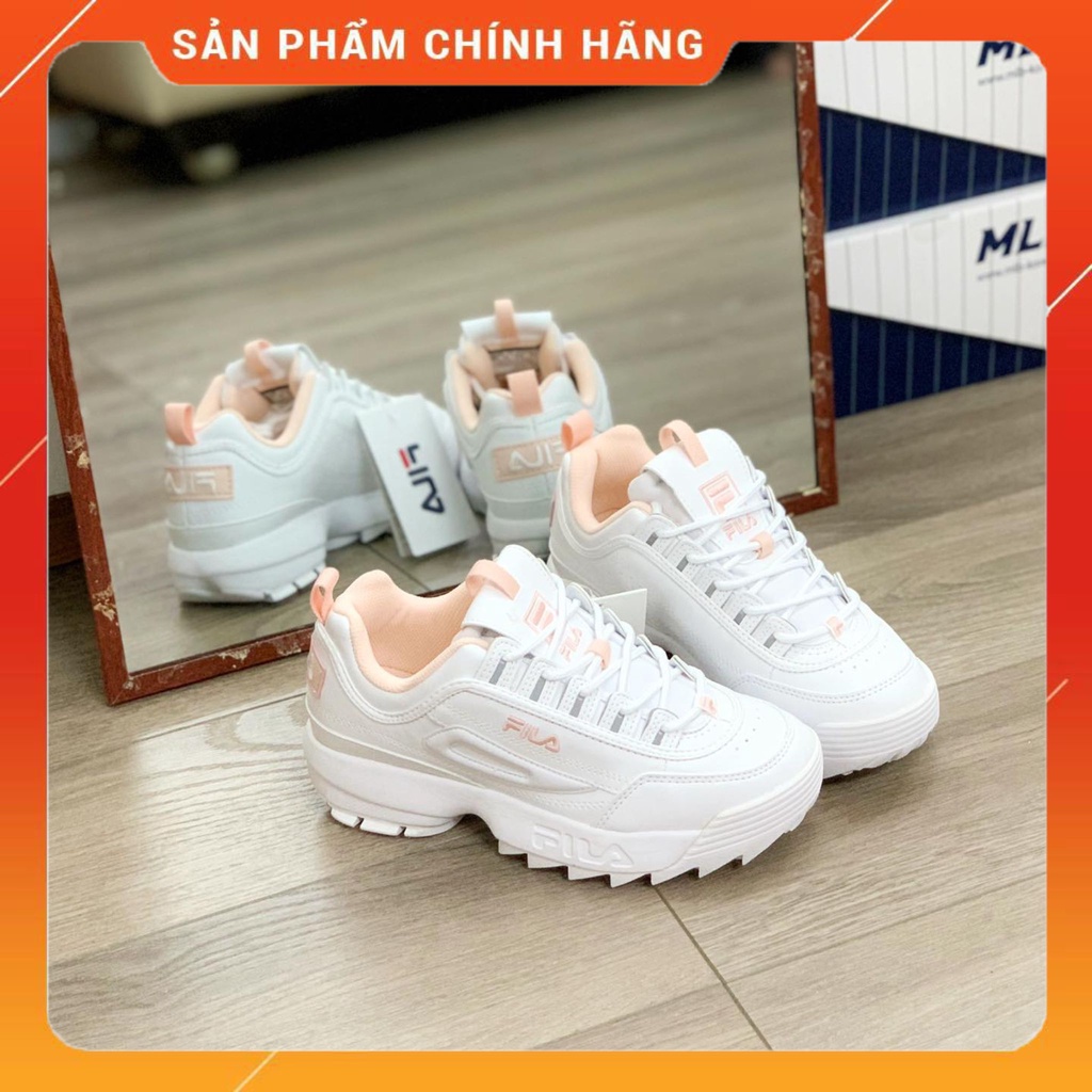NEW 100%- Giày Fila Disruptor 2 phối hồng trắng chính hãng giá tốt