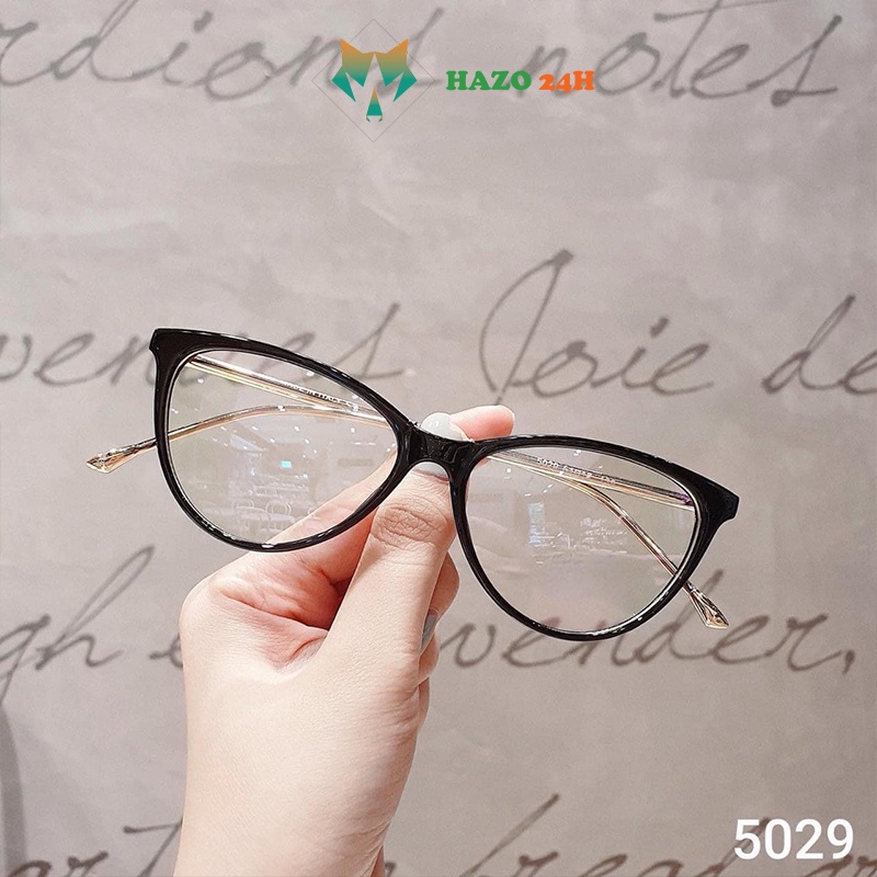 Mắt Kính Gọng Cận Form Mắt Mèo Lyly 5029 616 Phong Cách Ulzzang Siêu Xinh - Hazo