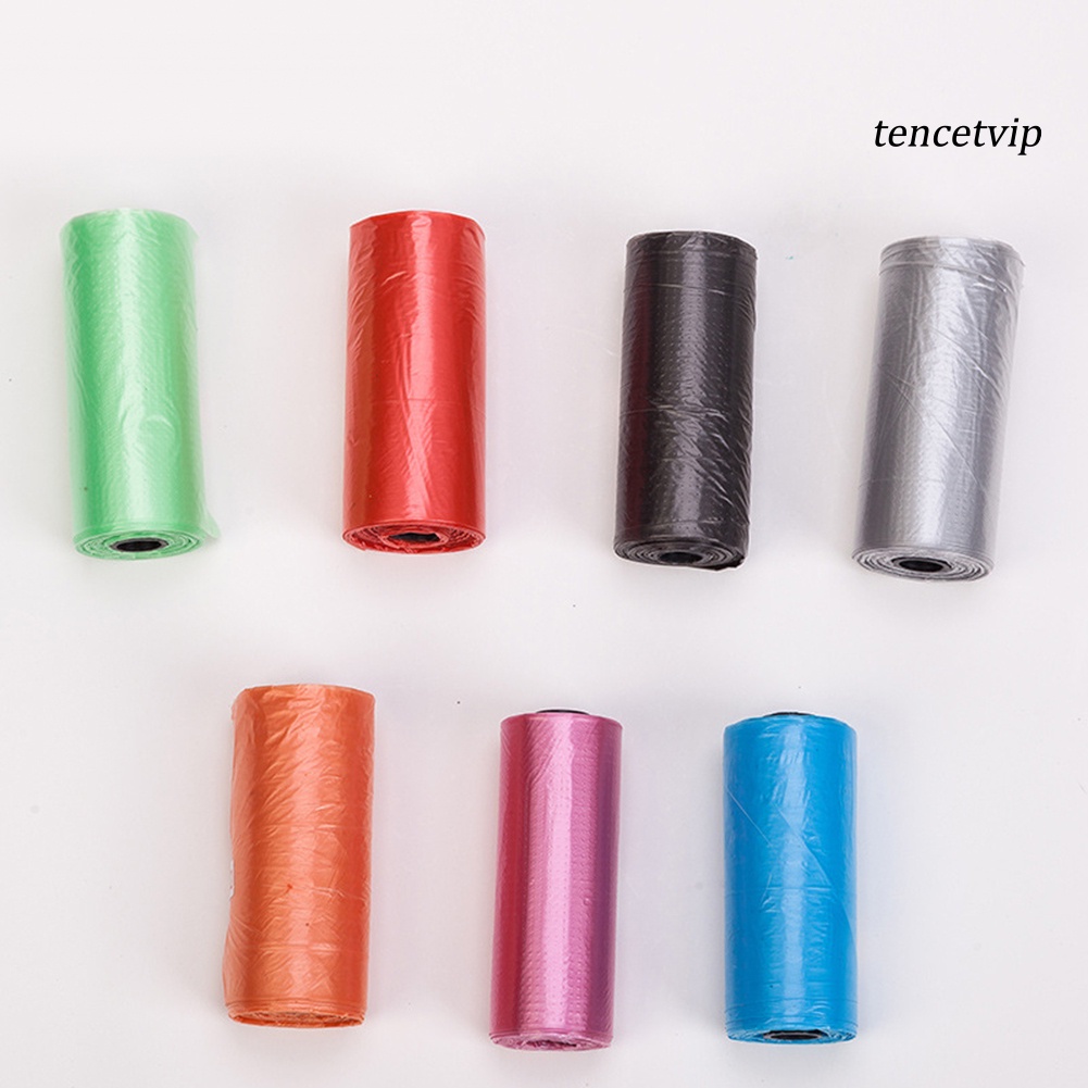 Set 60 túi đựng rác thân thiện với môi trường màu trơn tiện dụng