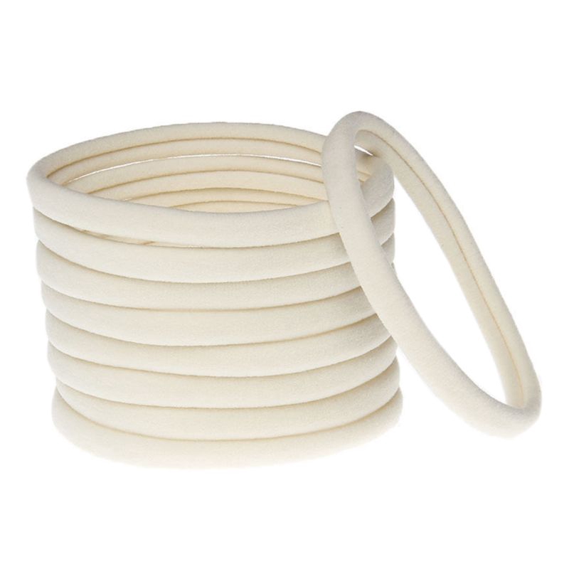 Băng đô thun không lộ đường may màu trơn dành cho bé gái