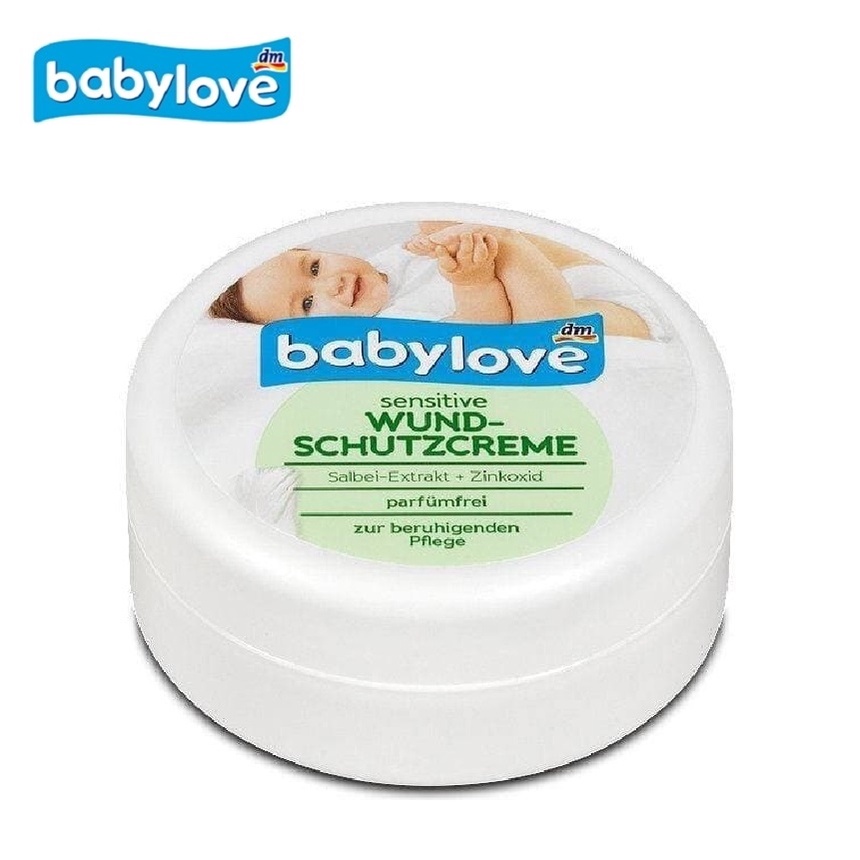 KEM CHỐNG HĂM CHO DA NHẠY CẢM BABYLOVE WUNDSCHUTZCREME SENSITIVE 150ml - HÀNG NHẬP ĐỨC