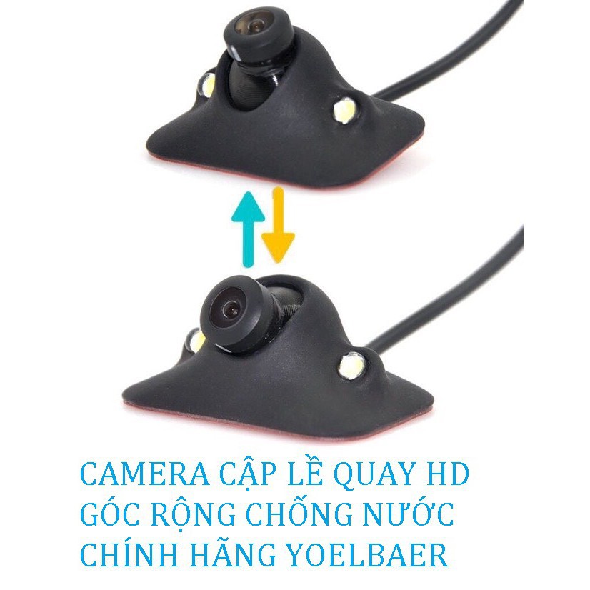 12┋✷❏Camera CẬP LỀ tiến BH 6 THÁNG YOELBAER cam hông gương chiếu hậu phải quay HD chống nước