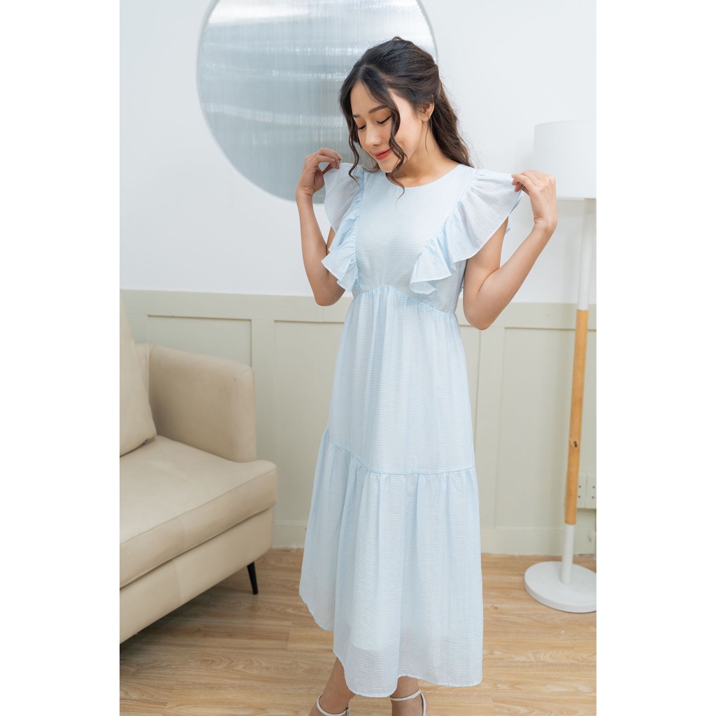 MINX - Đầm Alyssa Shoulder Ruffle Dress