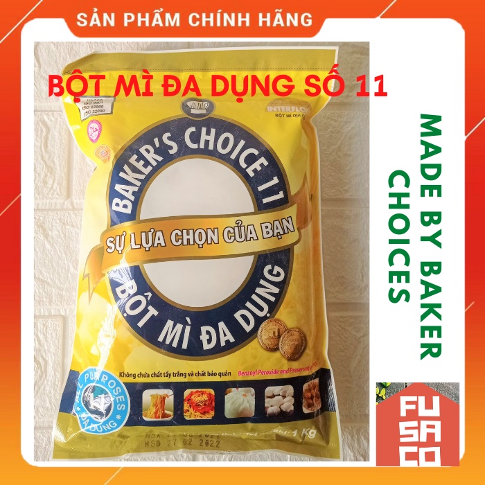 [Hàng chính hãng] Bột mì đa dụng Bakers' Choice số 11 (All purpose flour)