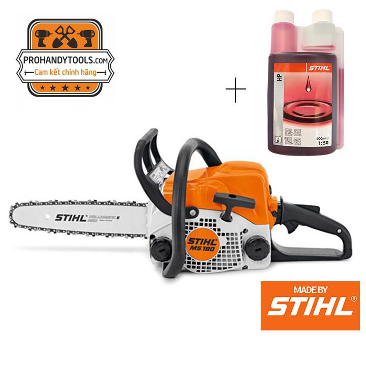 Máy Cưa Xích MS180 STIHL Đồng Bộ Lam Xích 18in - CHÍNH HÃNG