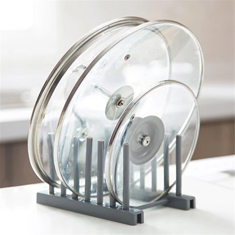 Giá Đỡ Nắp Nồi/Khay/Cốc Nước Đa Năng Có Thể Tháo Rời Chất Lượng Cao Cho Nhà Bếp