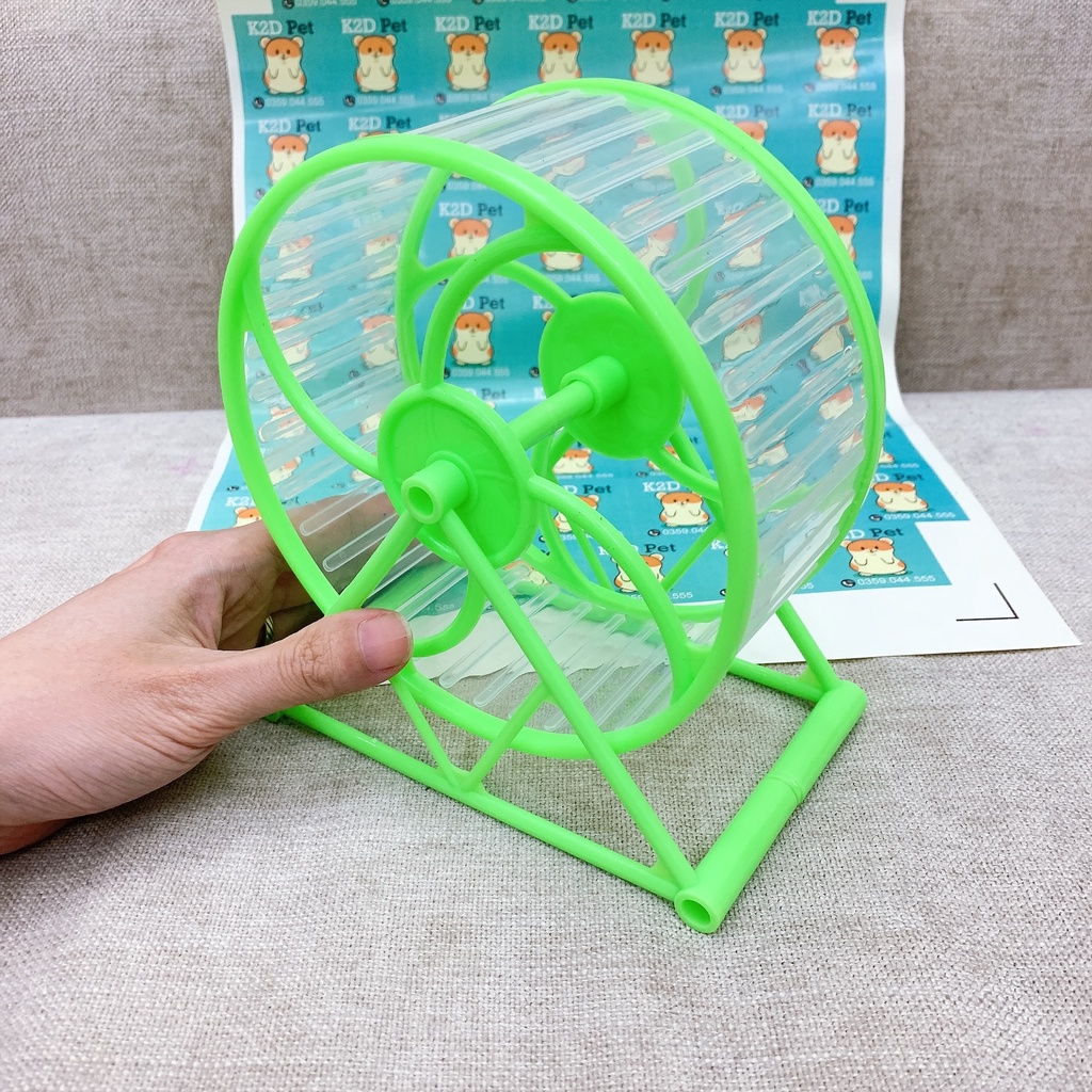 Wheel nhựa tesoro size to 15cm cho hamster