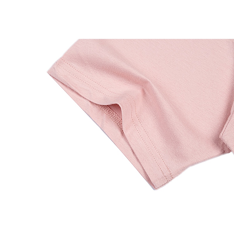 Áo Thun Tay Ngắn Cổ Tròn Thêu Hình Mặt Cười Thoáng Khí Thoải Mái Thời Trang Mùa Hè Chất Lượng Cao