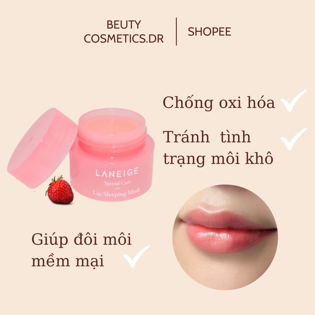 Mặt Nạ Ngủ Dưỡng ủ Môi Laneige Size Mini Son Dưỡng Môi 3g