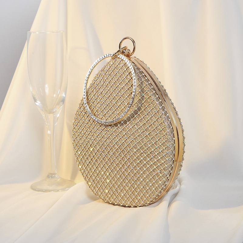 Ví Cầm Tay Đính Đá Kim Cương Toàn Diện Sang Trọng Cho Nữ