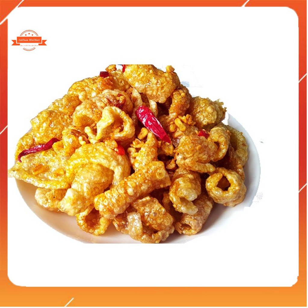 250gram Da heo cháy tỏi hợp vệ sinh an toàn