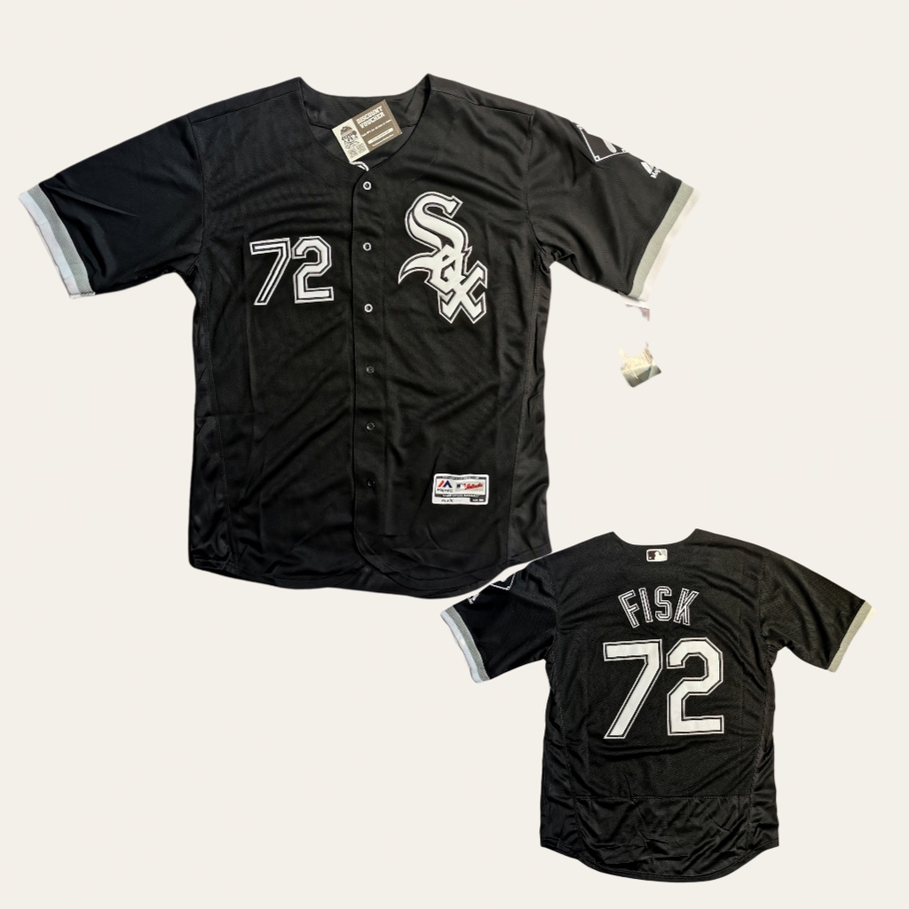 Áo bóng chày Mlb Chicago white sox jersey hiphop kpop Thun ba lỗ unisex nam nữ big over size thể thao gym Áo bóng rổ