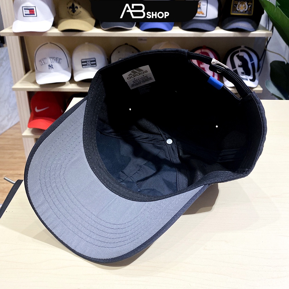 Mũ Lưỡi Trai Adidas Nam Cao Cấp Nón Golf Thể Thao Đen Chữ Trắng AB-30202