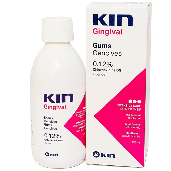 [GIÁ GỐC] Kin Gingival nước súc miệng hộp 1 chai 250ml