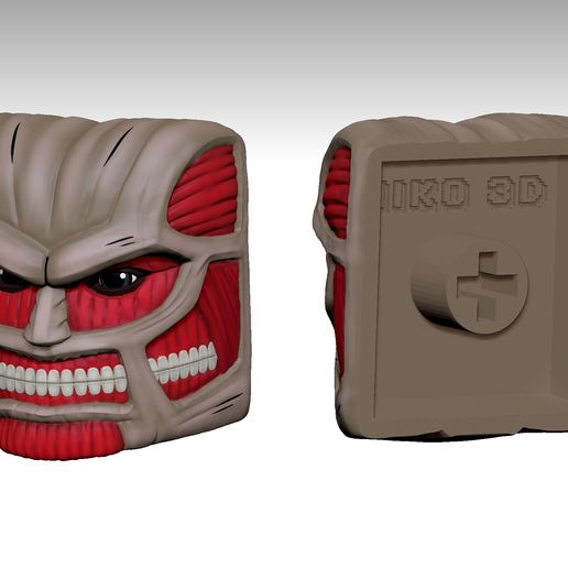 Artisan keycap - phím cơ Acttack on titan