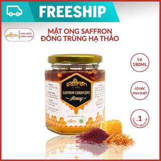 Mật Ong Đông Trùng Hạ Thảo Nhụy Hoa Nghệ Tây SAFFRON CORDYCEPS HONEY 180ML