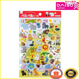 ( DAISO JAPAN) Bộ sưu tập hình dán trẻ em có-2 (Động vật)