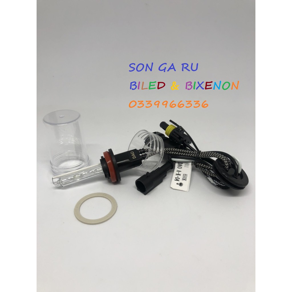 Bộ 1 bóng chân H11 tăng sáng 6500K + 1 balast 55w cho đèn gầm , bi gầm , Nouvo 5 6