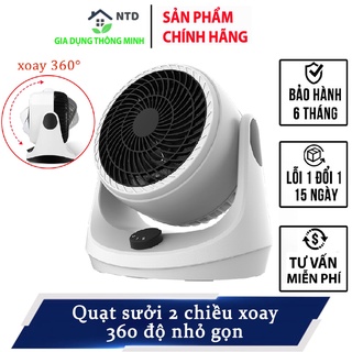 Quạt sưởi mini đa năng công suất 2000w, quạt điều hòa để bàn dễ dàng di chuyển - nt2915
