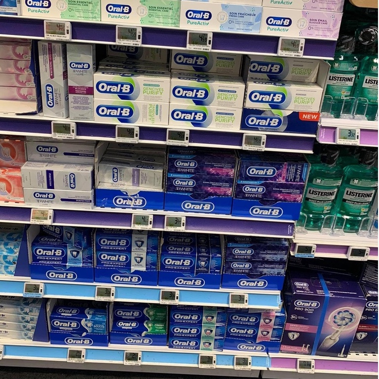 Set 2 tuýp kem đánh răng Oral B 75ml sạch răng, thơm miệng