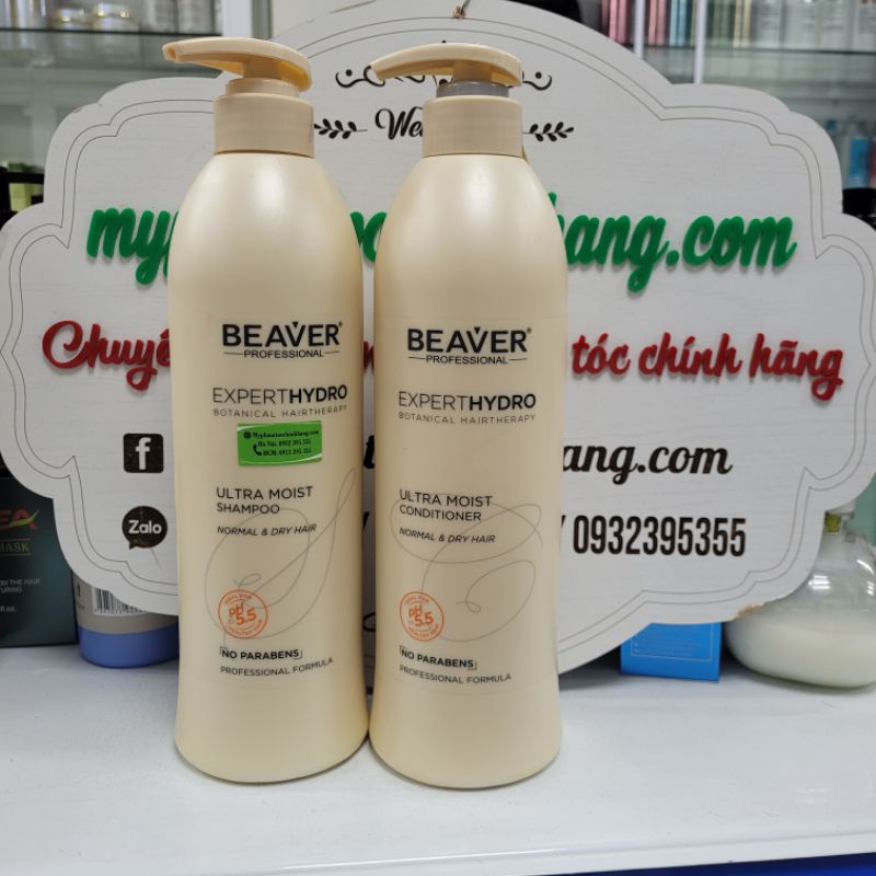 DẦU GỘI XẢ SIÊU DƯỠNG BEAVER ULTRA MOISTURE 768ML