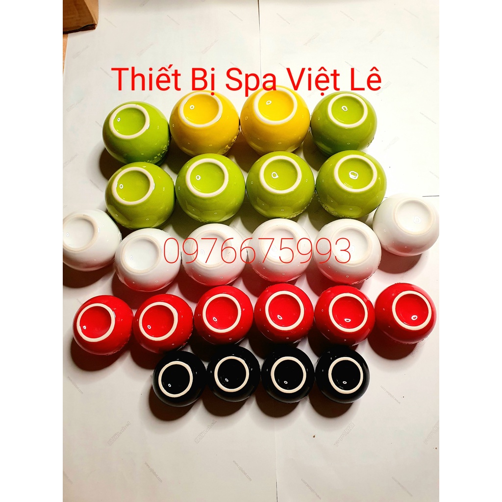 Bộ Cốc Giác Hơi 39 Cốc Chuẩn Dưỡng Sinh Ngũ Hành - Gốm Cao Cấp