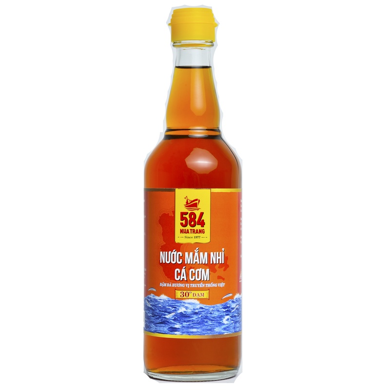 Nước mắm Nhỉ Cá Cơm 30 độ đạm - 584 Nha Trang - Chai PET 500ml, Date luôn mới nhất