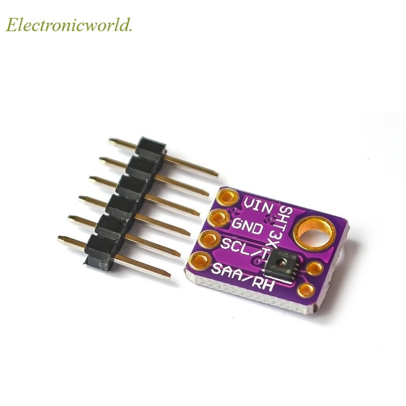 Mô Đun Cảm Biến Nhiệt Độ Và Độ Ẩm Sht30 / Sht31 / Sht35 Iic I2C Giao Diện 3.3v Gy-Sht31-D Cho Arduino