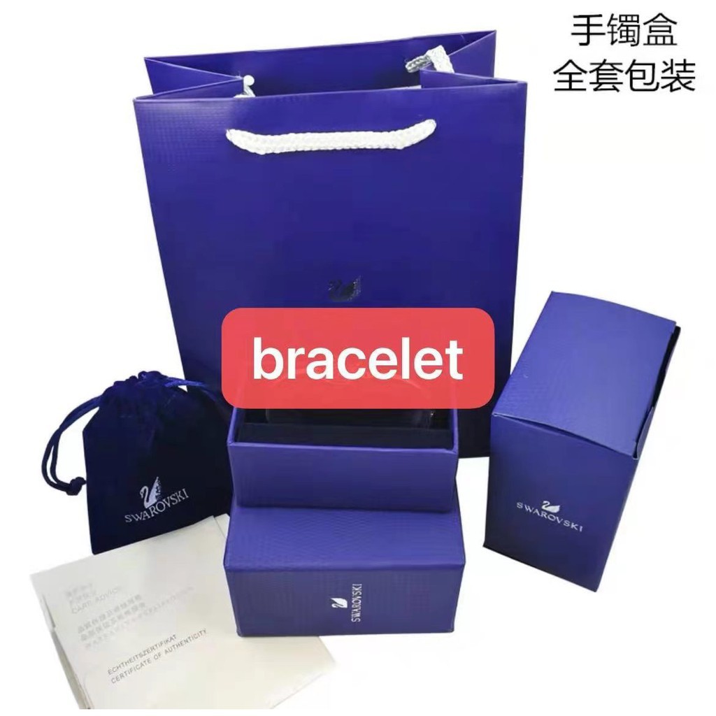Vòng Tay Swarovski Đính Đá Pha Lê Đỏ / 5446006 Blue / 54804848484 Màu Vàng Hồng 5240513