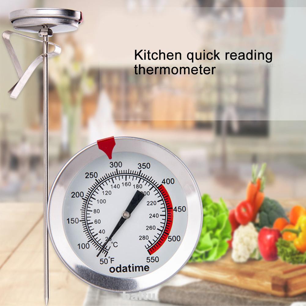 Home Cooking Tool Baking BBQ Chefs Stainless Steel Roast Meat Food Thermometer