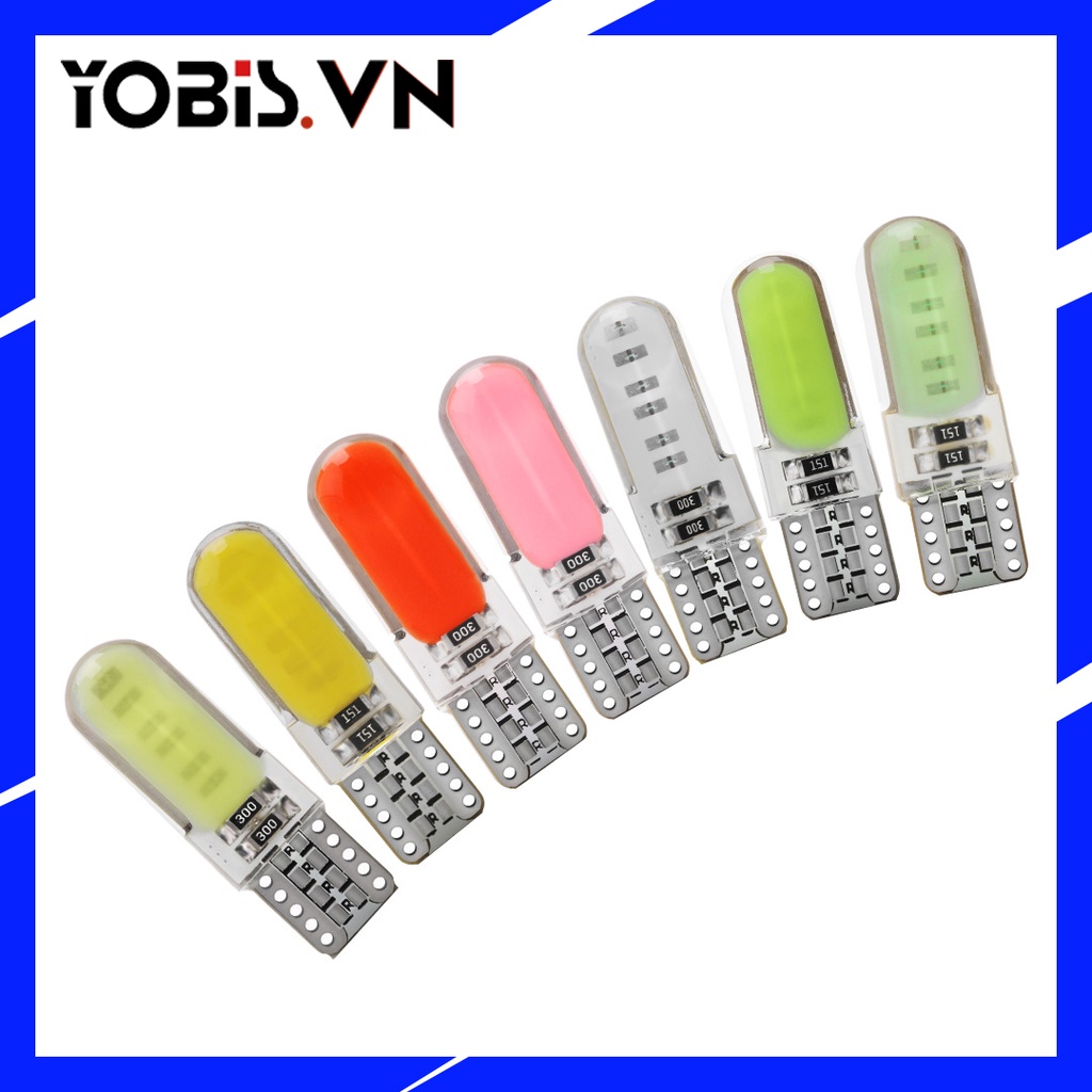 Bóng đèn LED T10 W5W 12SMD T10 DC12V ánh sáng trắng dành cho xe hơi