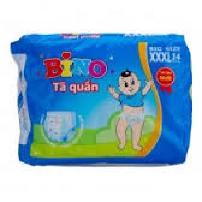 [COMBO 3 GÓI] Tã/Bỉm quần bigsize Bino XXXL - 18-35kg - 3 gói 42 miếng