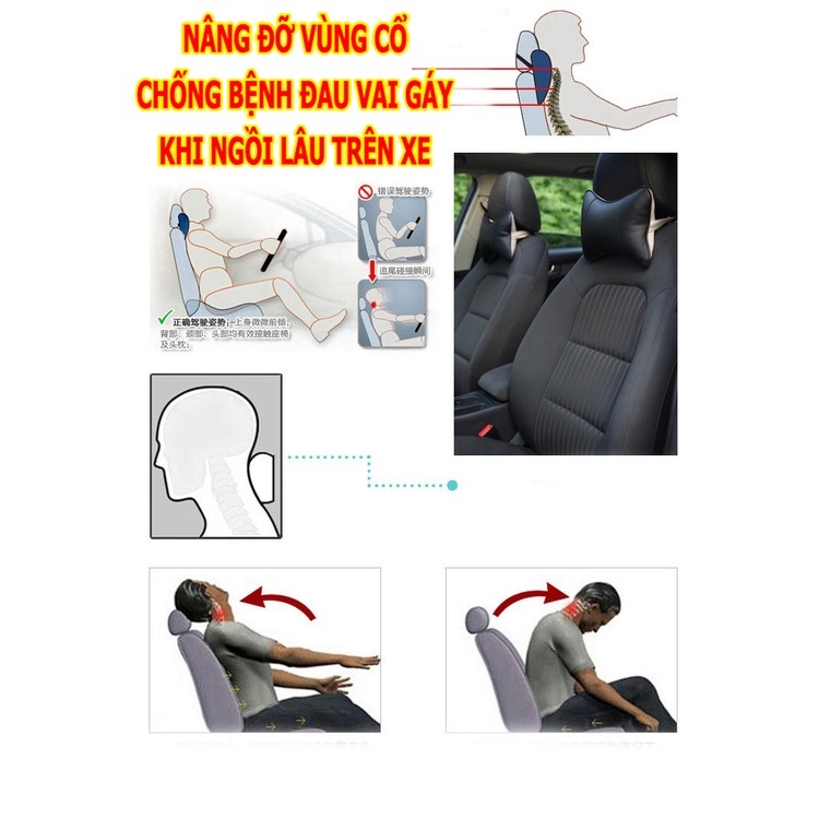 Gối tựa đầu cho ghế ô tô xe hơi