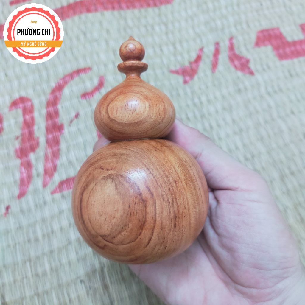 Ống để tăm hồ lô bằng gỗ hương chất lượng tốt | Mỹ nghệ phương chi