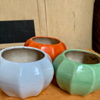 [ XẢ KHO ] Chậu tròn trồng sen đá, xương rồng